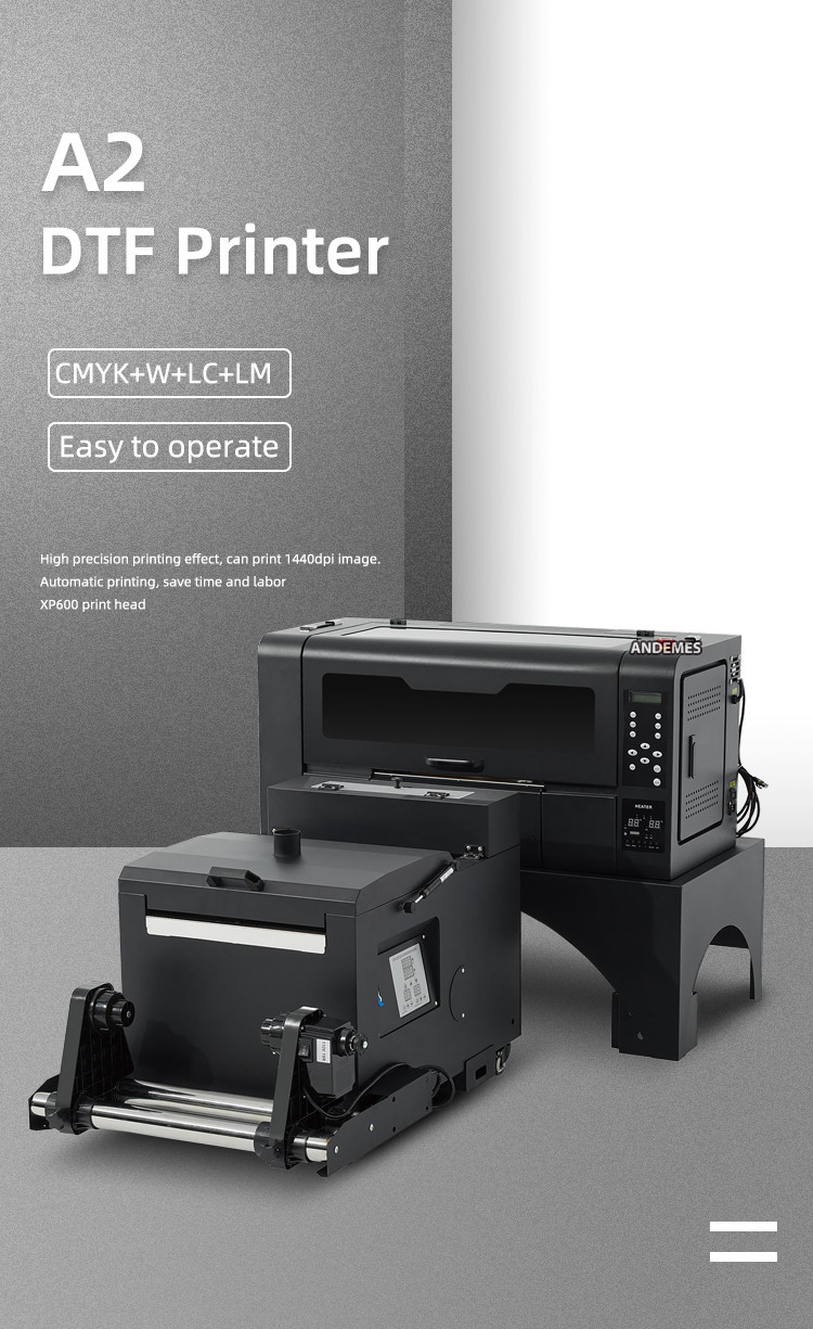 Film Cloth Digital Dtf Printer High Speed Printing Multicolor Bright Colors XP600 Heads
