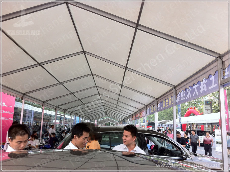 Flame Retardant 6M Vehicle Outdoor Exhibition Tents Pavilion Sunshade Canopy