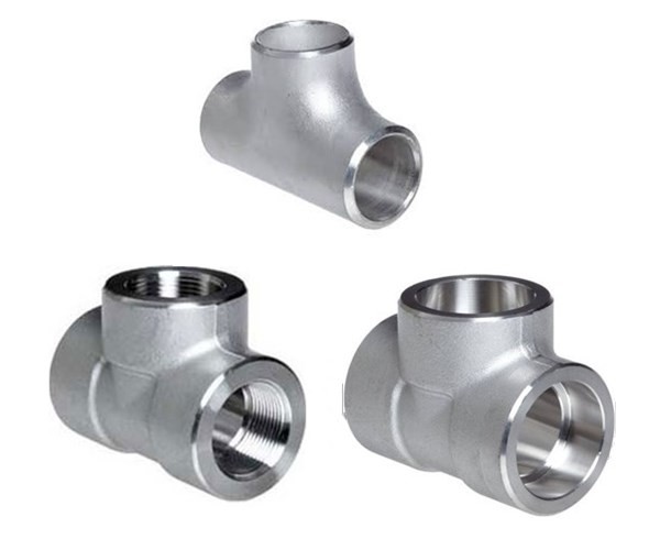DN 2'' * 2'' SCH 40 Forged Pipe Fittings Threaded Equal Tee ASME B16.9