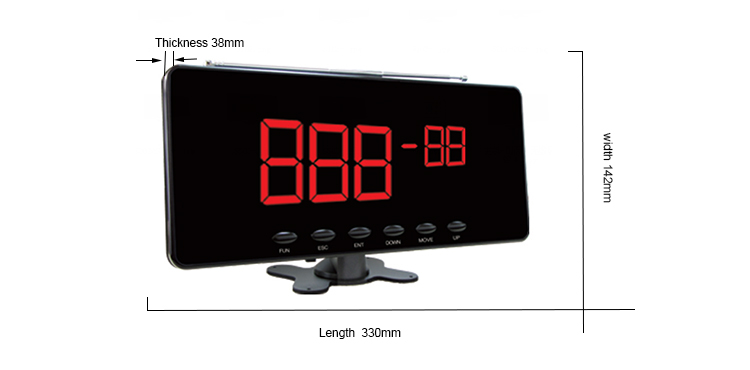 S103 Restaurant waiter Noticeing System LED Display Receiver