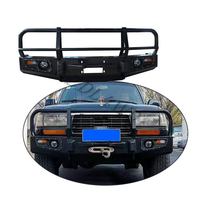OEM Off Road Car kits Fit Toyota LC80 Heavy Duty Rolled Steel Front Bumper