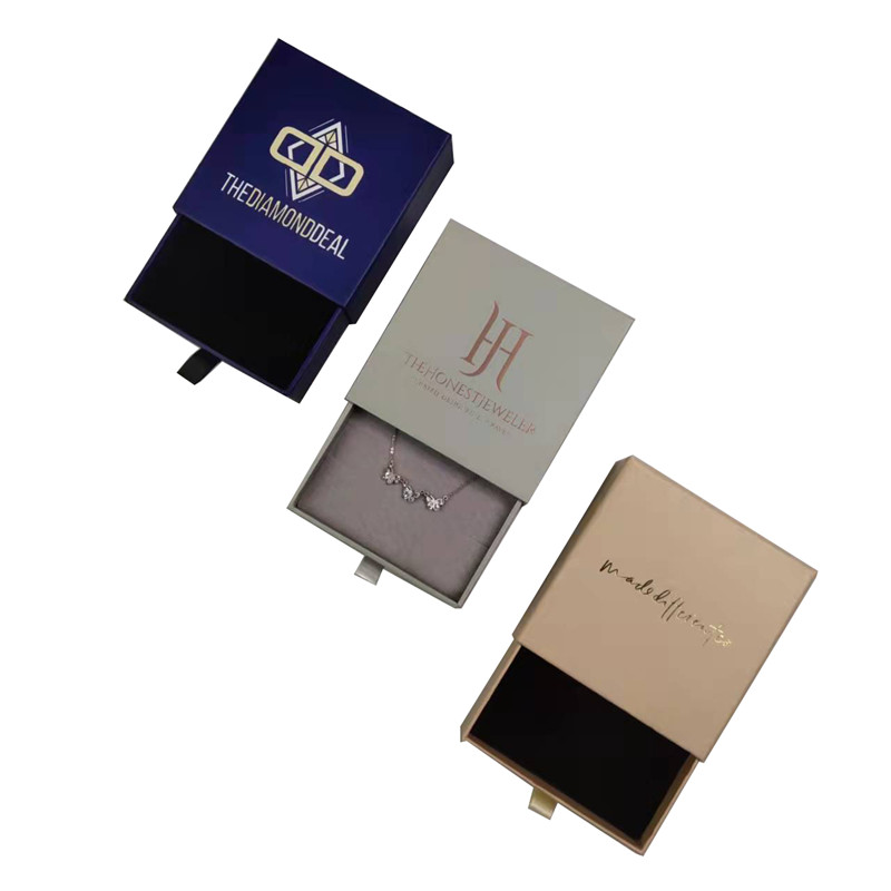 Luxury Jewelry Gift Packaging Boxes Cardboard Paper Drawer Jewelry Box Packaging