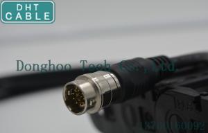  Coaxial 12 Pin Male to Female Coupled Hirose Cable Assemblies for Analog Cameras Manufactures
