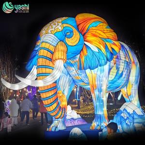 Custom LED Elephant Lanterns for Theme Parks and Events