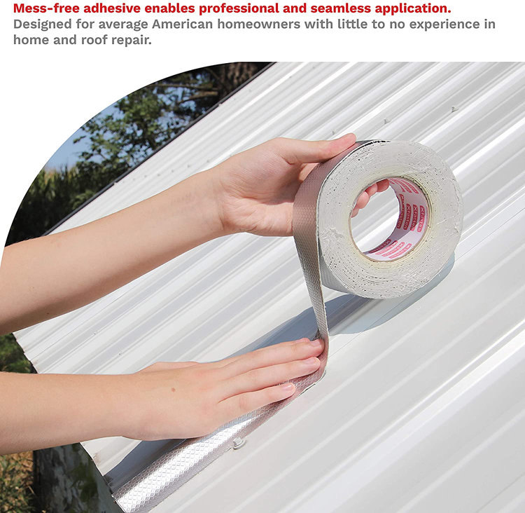 10cmX5m Butyl Waterproof Tape For Roof Repair Project Solution