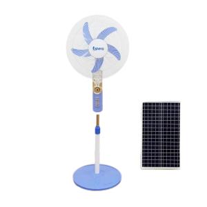 Three Adjust Speed Rechargeable Solar Fan With Solar Panel