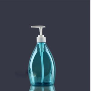 Foaming Hand Sanitizer packing bottle 500 ml in blue color plastic hand sanitizer pump empty bottles