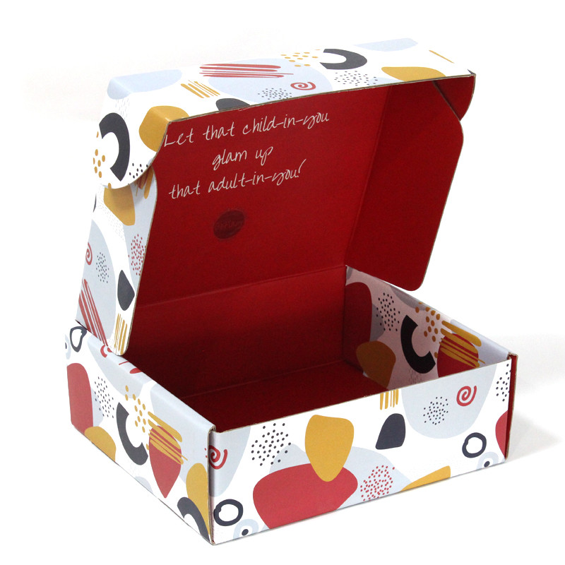 CMKY Embossing 250gsm UV Varnish Corrugated Paper Box