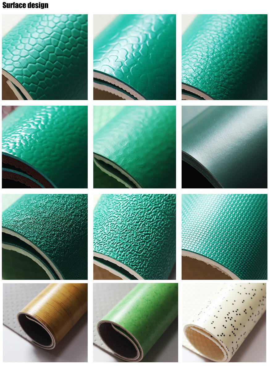 1.8m Width Multi-Sport Court for Basketball Badminton and Volleyball Durable Flooring