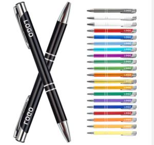  Newly luxury Metal Pen Office ball point pen business metal pen in different colors Pen with custom logo Manufactures
