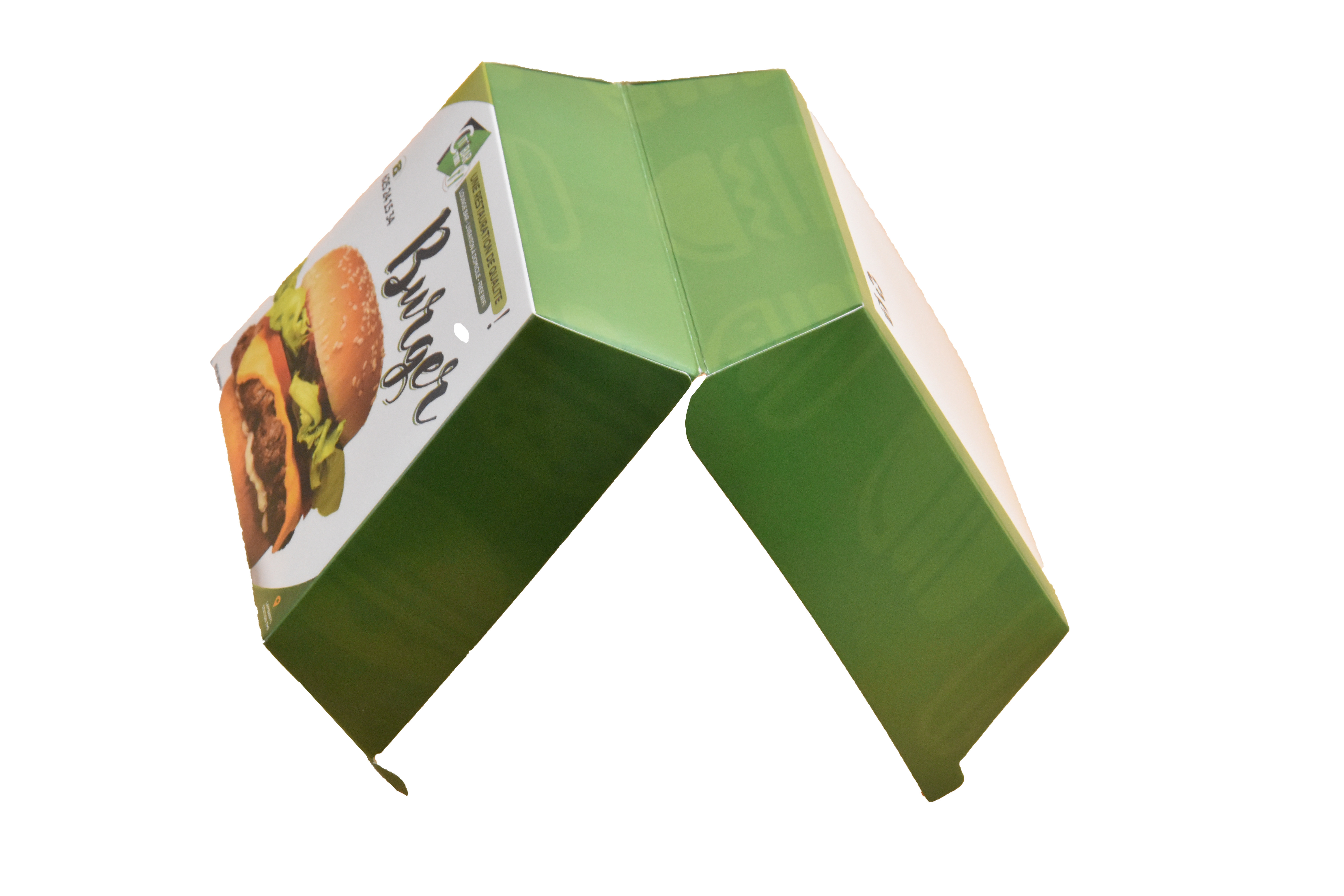 FSC One Piece Corrugated Mailer Boxes Party Mini Burger Boxes