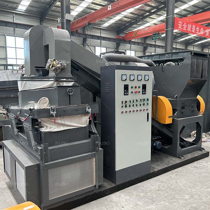 Scrap Copper Cable Crusher and Separator Function 1 Waste Wire Recycling Machine Line