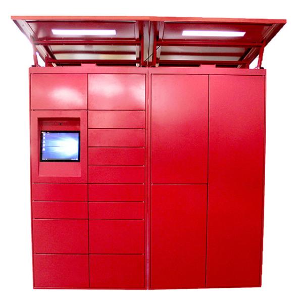 Touchless Intelligent Online Parcel Delivery Lockers , Barcode Password Smart