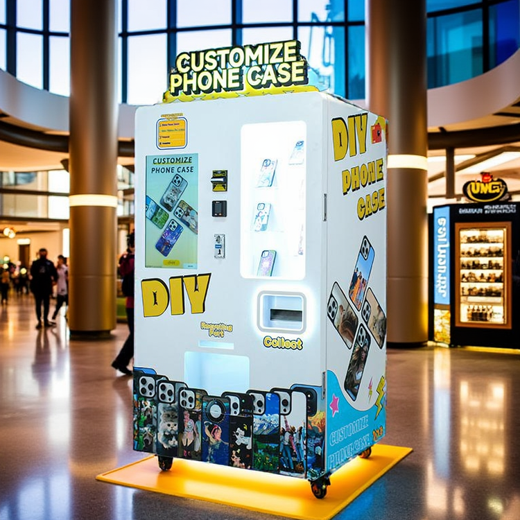  Phone Case Printer Vending Machine Automatic Service Kiosk For Custom Personalized Designs Manufactures
