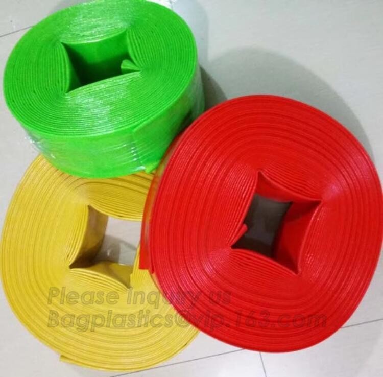 Pvc Spiral Flexible Layflat Hose,High Flexibility Pvc Flexible Water Layflat Hose,Fiber Spring Layflat Hose, bagease pac