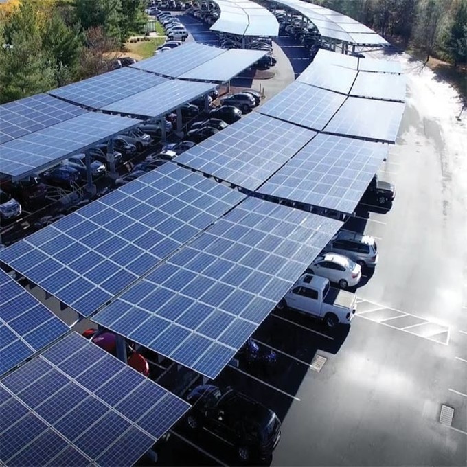 Hot dipped galvanized stainless steel solar pv mounting systems solar power parking lot solar bracket