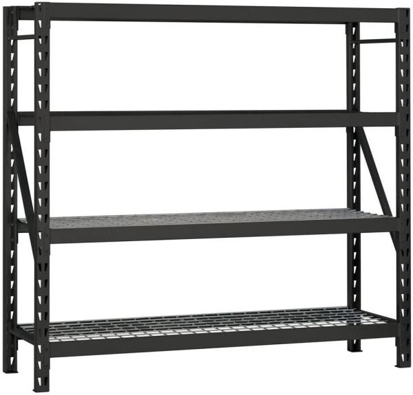 Adjustable Industrial 4 Layers Warehouse Shelf Racks Commercial Metal Steel