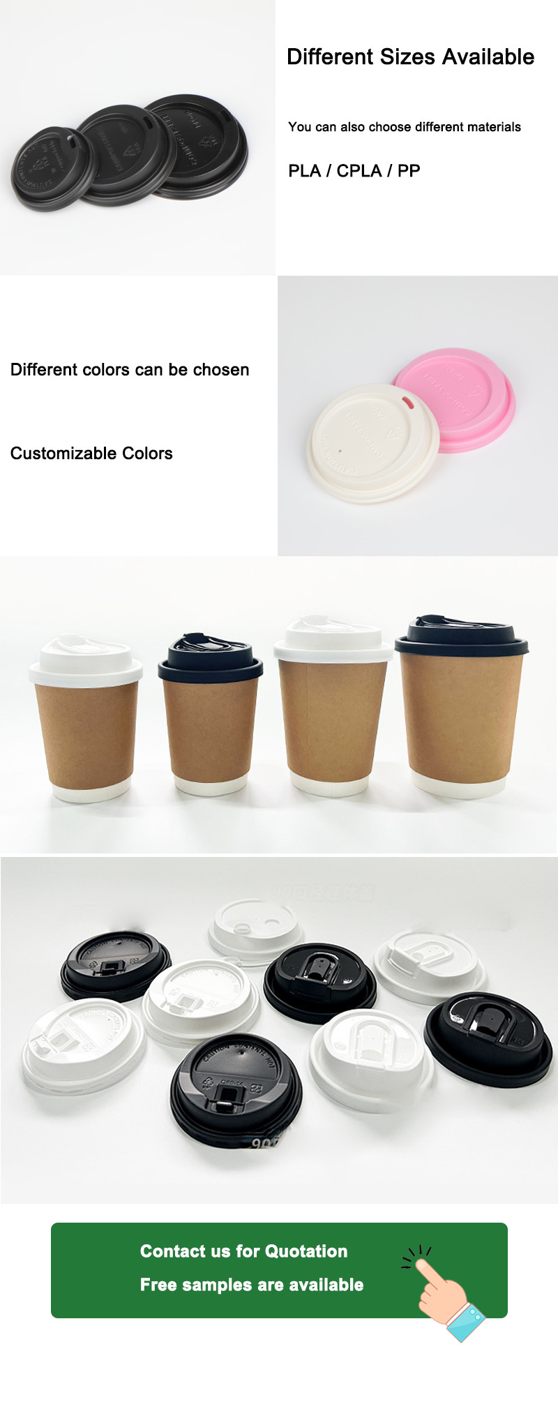 Red Ripple Disposable Paper Cup for Hot Coffee Double Wall with Custom Logo Red Corrugated paper cup