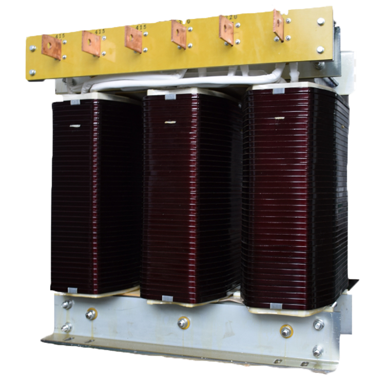 Three Phase Epoxy Resin Pouring Dry Type Power Transformer Customized Packaging Type