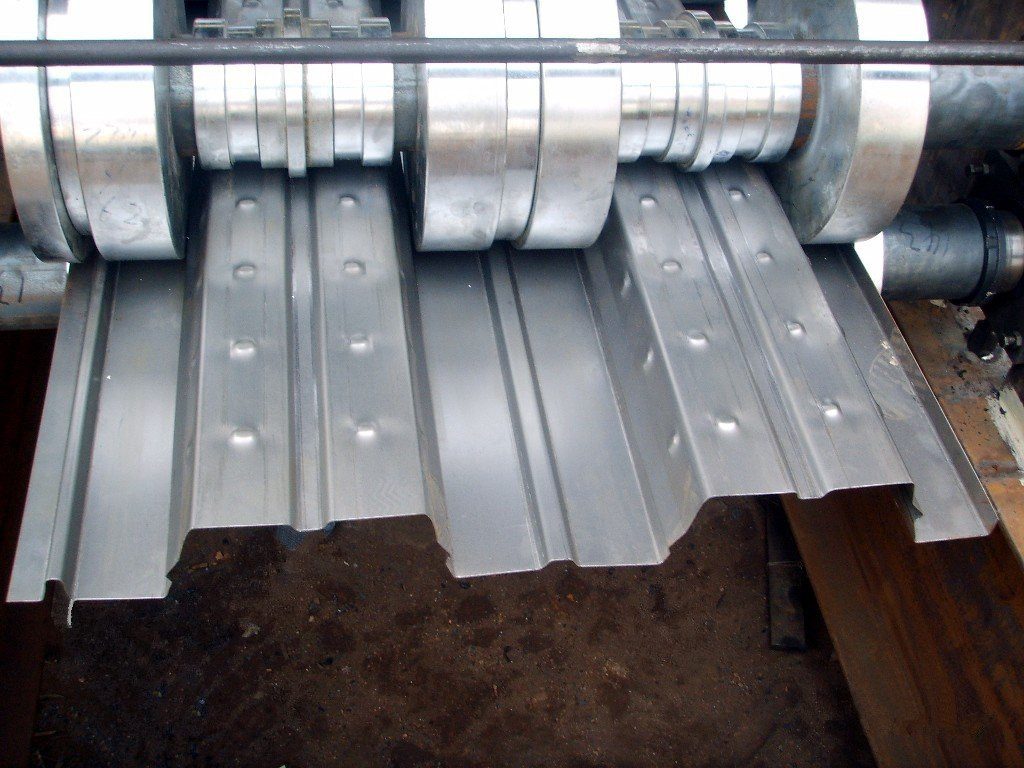 Galvanized Steel Roof Floor Deck Roll Forming Machine
