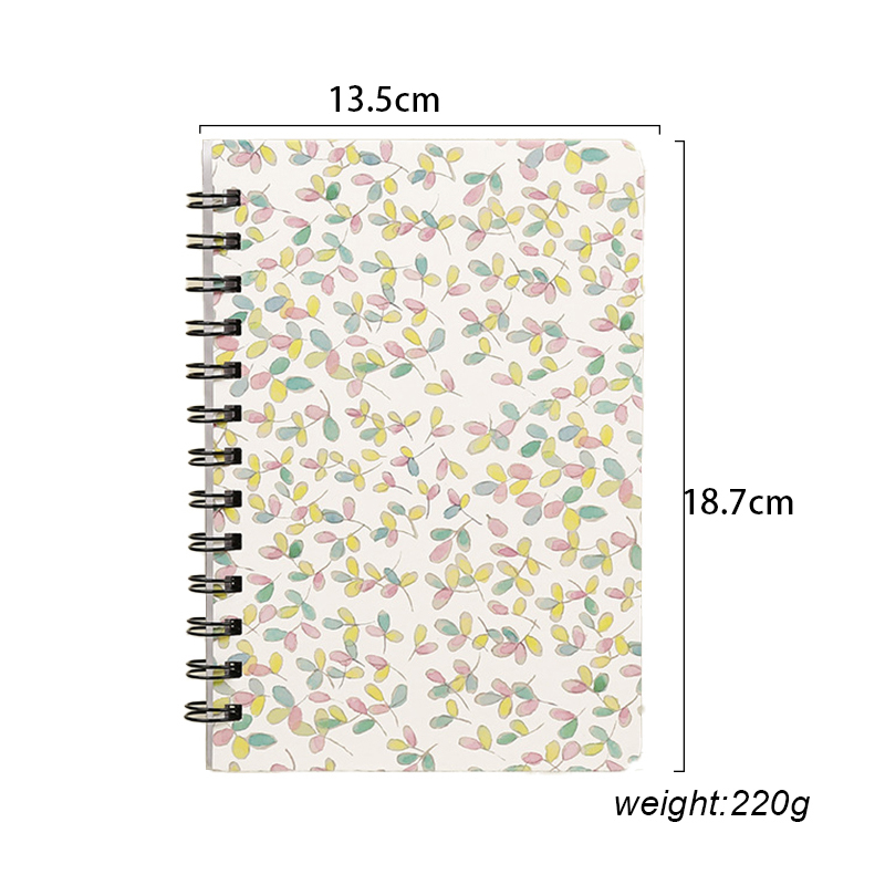 58 Sheets Spiral Bound Wide Ruled Notebook , thick paper spiral notebook