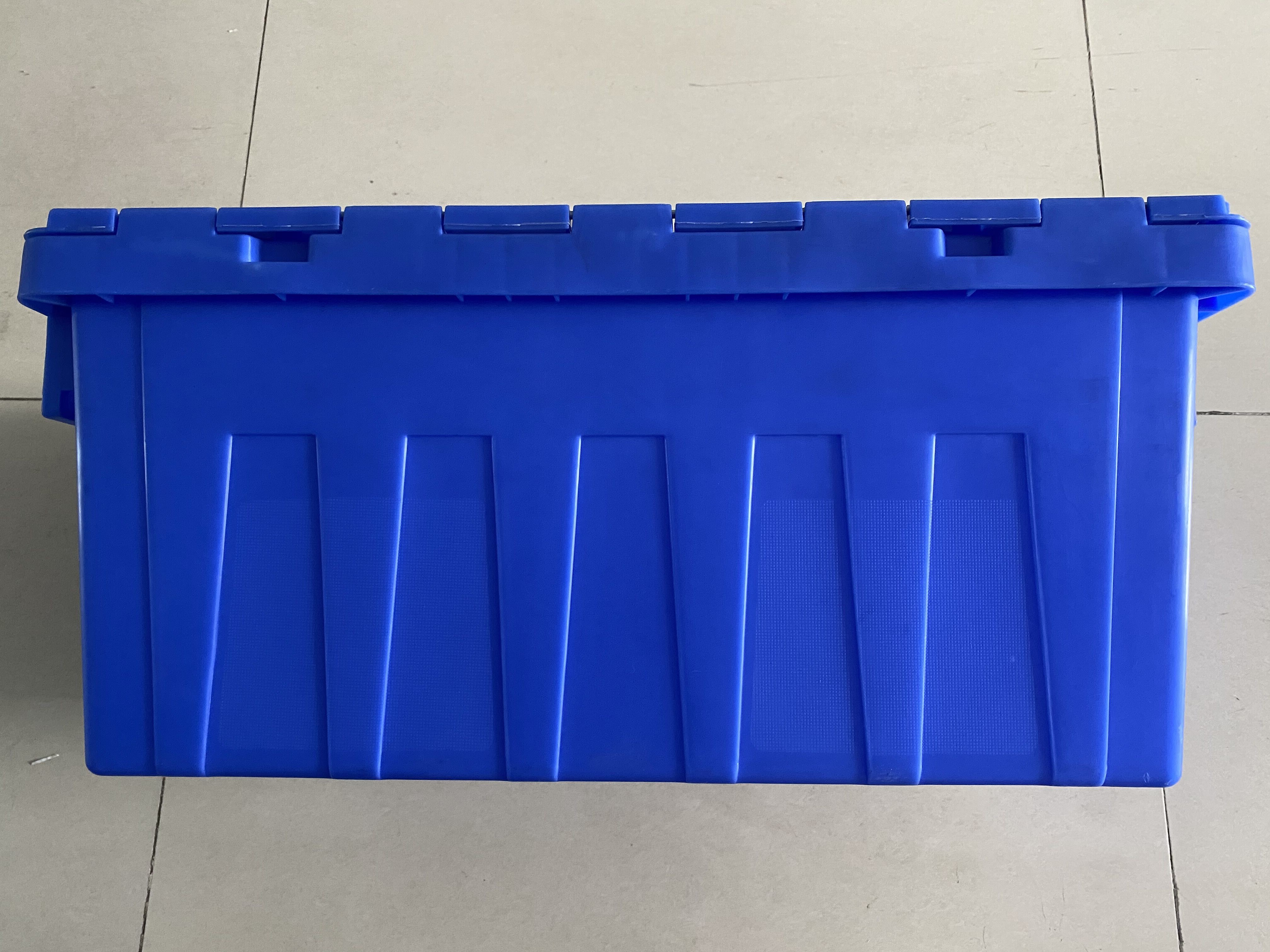 Customized Color 150kg Moving Plastic Nest Container Attached Lid
