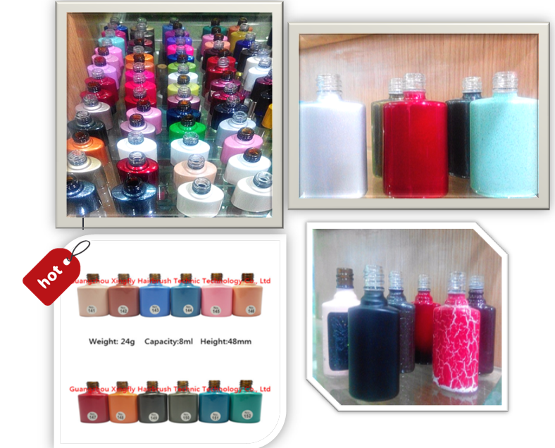 Flat type PE Nail Polish Brush Dupont Fingernail Paint Brushes