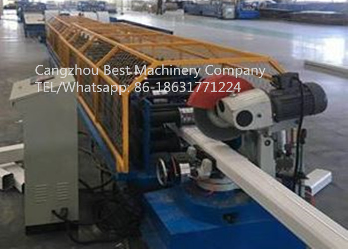 Galvanized Steel Round Shape Down Spout Roll Forming Machine Water Tube Profile Making
