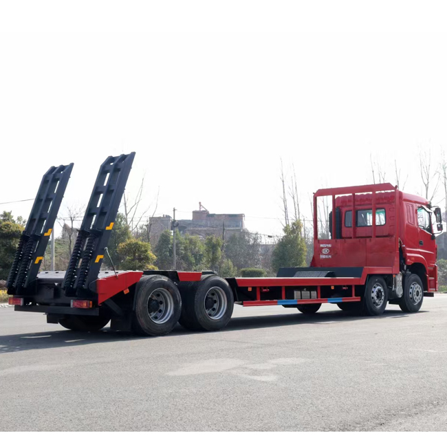 China Brand 8x4 320HP Tow Trucks Wrecker Truck Large Wheelbase Flat Bed Truck