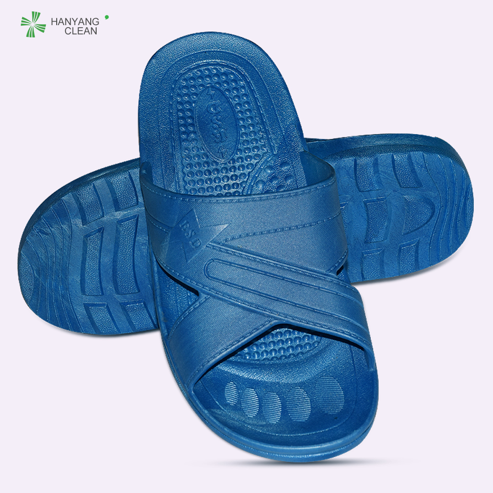 Multi Color Soft Anti Static Slippers Safety Shoes With Rubber Outsole Material