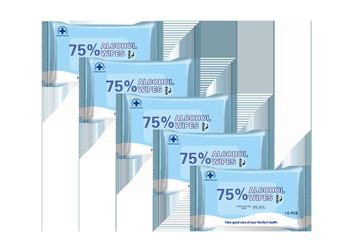 High Performance Antiseptic Cleansing Wipe 75% Alcohol Easy Use