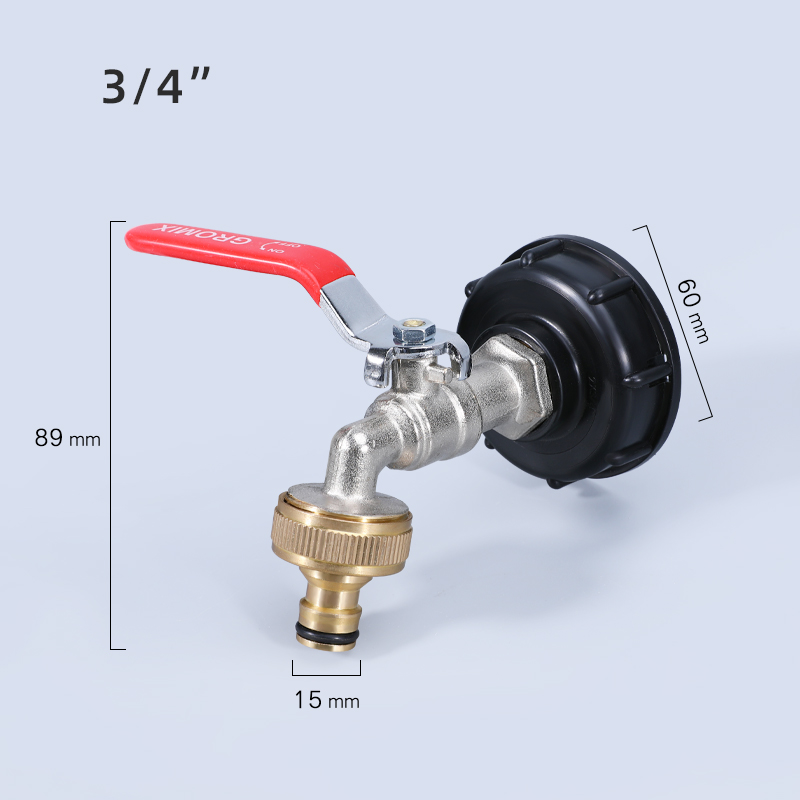 Long-Lasting IBC Tank Tap Adaptor Cover Drain Discharge Nozzle Spout Pipe Tube Connect