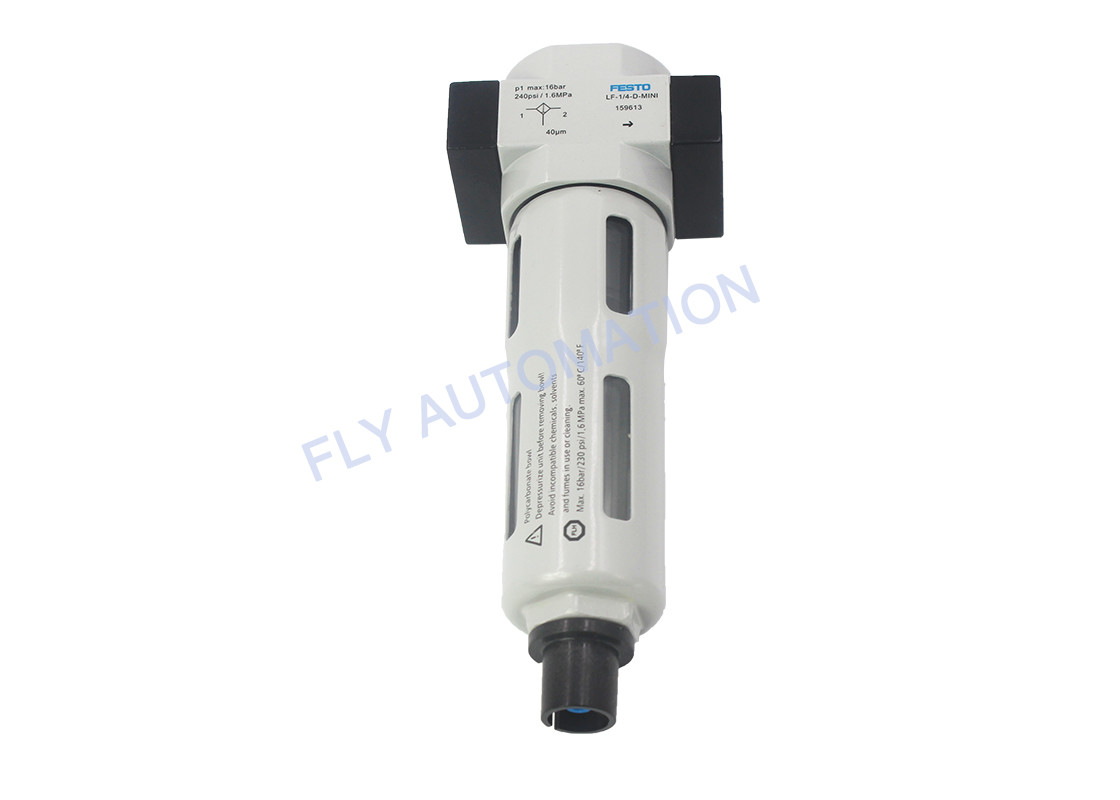 China FESTO LF-1/4-D-MINI Auto Drain Valve 1/4 Air Filter Regulator LF Type Air Source Treatment Units on sale