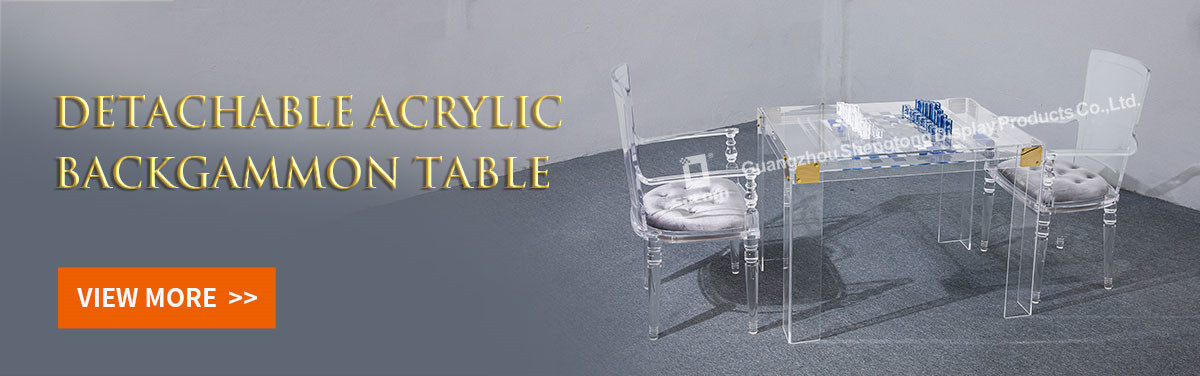Detachable Luxury Gold Lucite Connect Four Clear Board Games