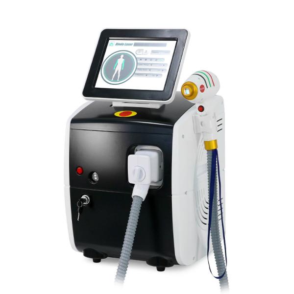 Facial Body 808nm Diode Laser Machine Hair Removal Macro Channel 10 Bars