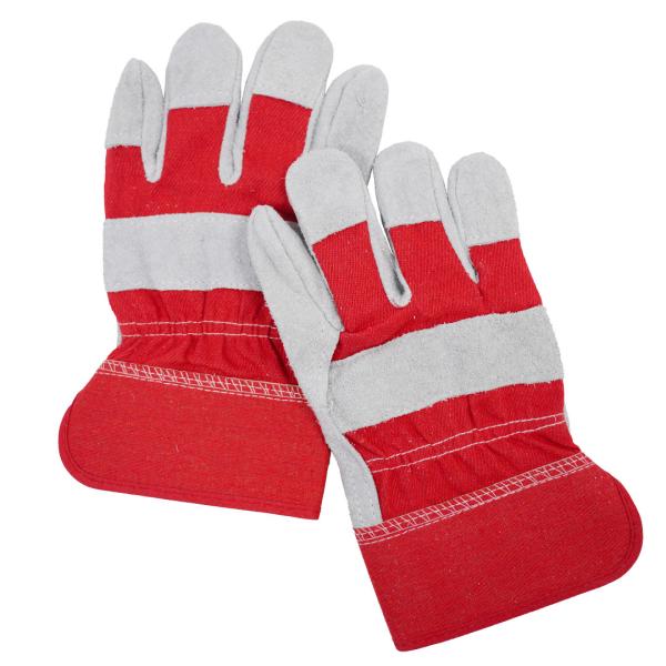 Welding Leather Palm Work Gloves Anti Slip Cowhide Leather Gardening Work Gloves