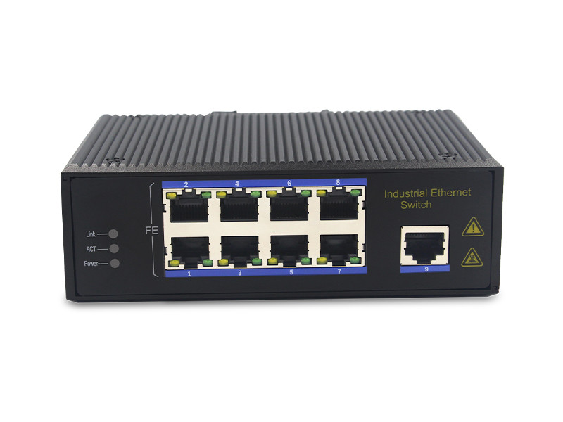 10/100M 9xRJ45 UTP port unmanaged industrial ethernet switch for IP Cameras