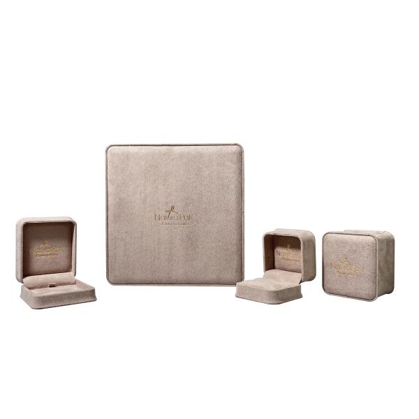 Women Girls Luxury Jewelry Packaging Boxes Round Corner Convex Edge Small