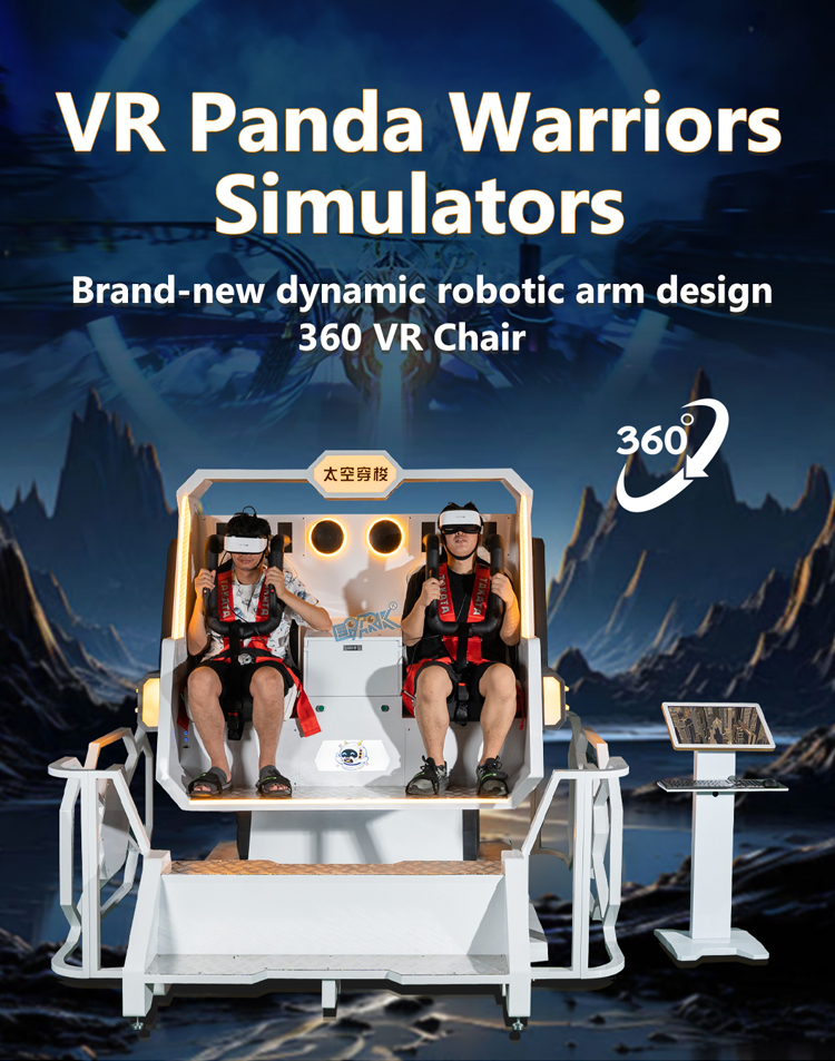 VR Indoor Playground Game 2 Players Attractions 9D Vr Virtual Reality Simulation