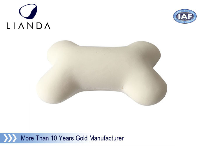 Bone Shape Car Decorative Pillow , Memory Foam Neck Travel Pillow 28×19×8 cm