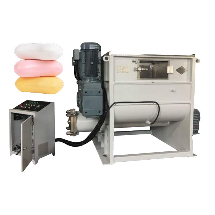 Three-Drives Two-Z-Formed-Shafts Soap Mixer Machine for Chemical Material Processing