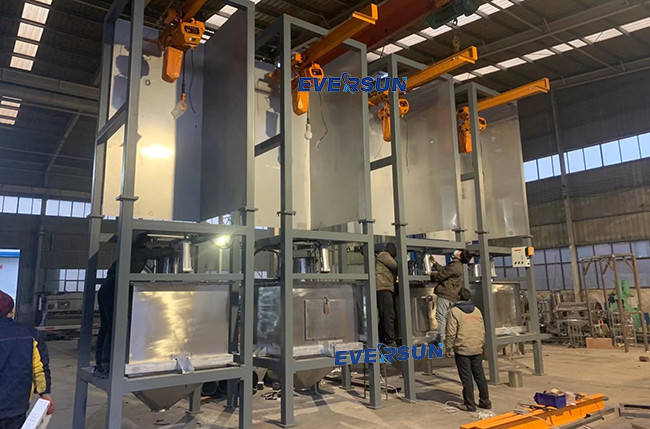 High Efficiency Big Bag Unloading System Bulk Bag Unloading Station For Food