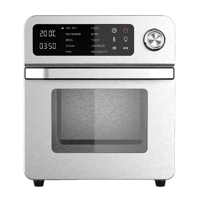 15L Electric Air Fryers With Rotisserie For Family 10 In 1 Stainless Steel Air Fryer Toaster Oven Grill