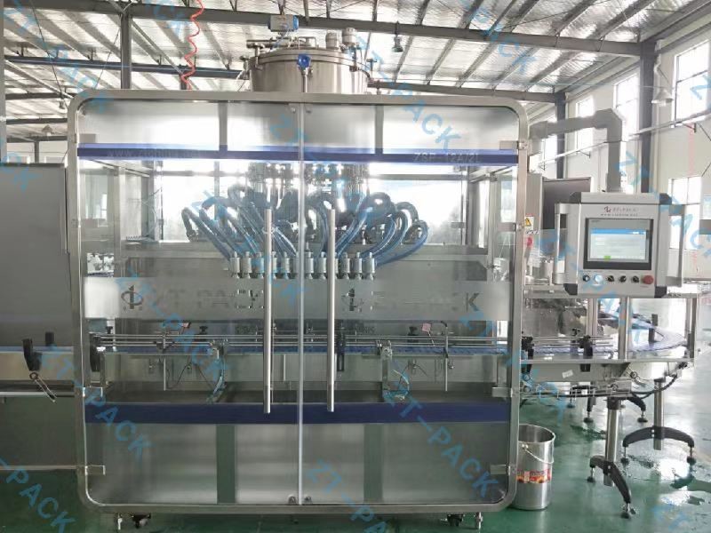Ss316l Hot Sauce Filling Machine 50hz 5l Automatic Piston Filler