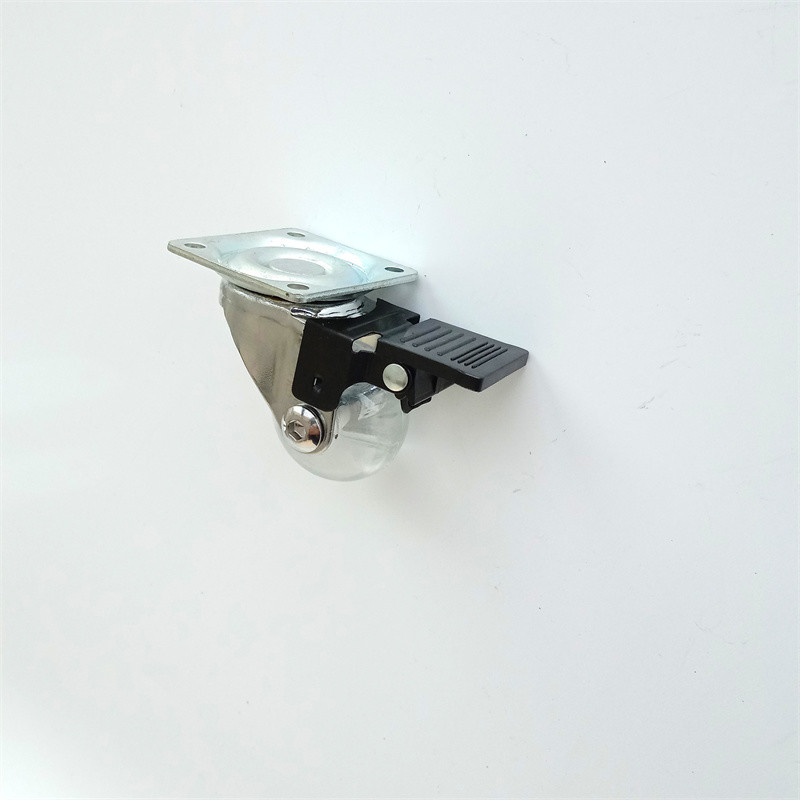 Industrial Cart Medium Duty Caster Wheels 100mm 75mm Orange PVC