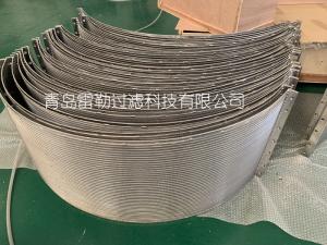  Large Capacity Wedge Sieve Bend Screen 0.20mm Slot SUS304 1260mm Length Manufactures