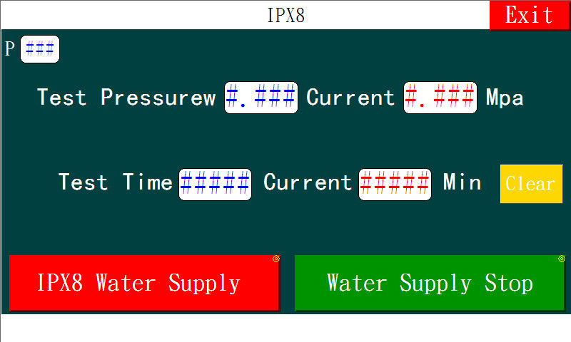 IEC 60529 IP X8 Continuous Immersion 6 Bar Pressure Water Tightness Testing Equipment