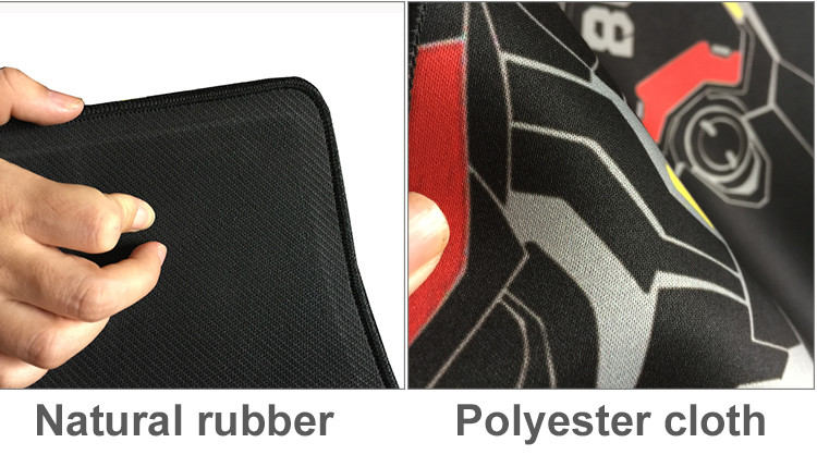 800*300MM Black Neoprene Fabric Roll Custom Gaming Mouse Pad Large Size