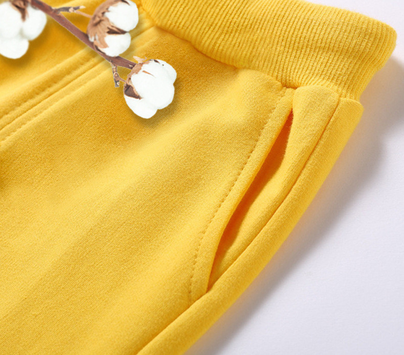 Sports Children'S Outfit Sets Casual Gold Velvet Two Piece