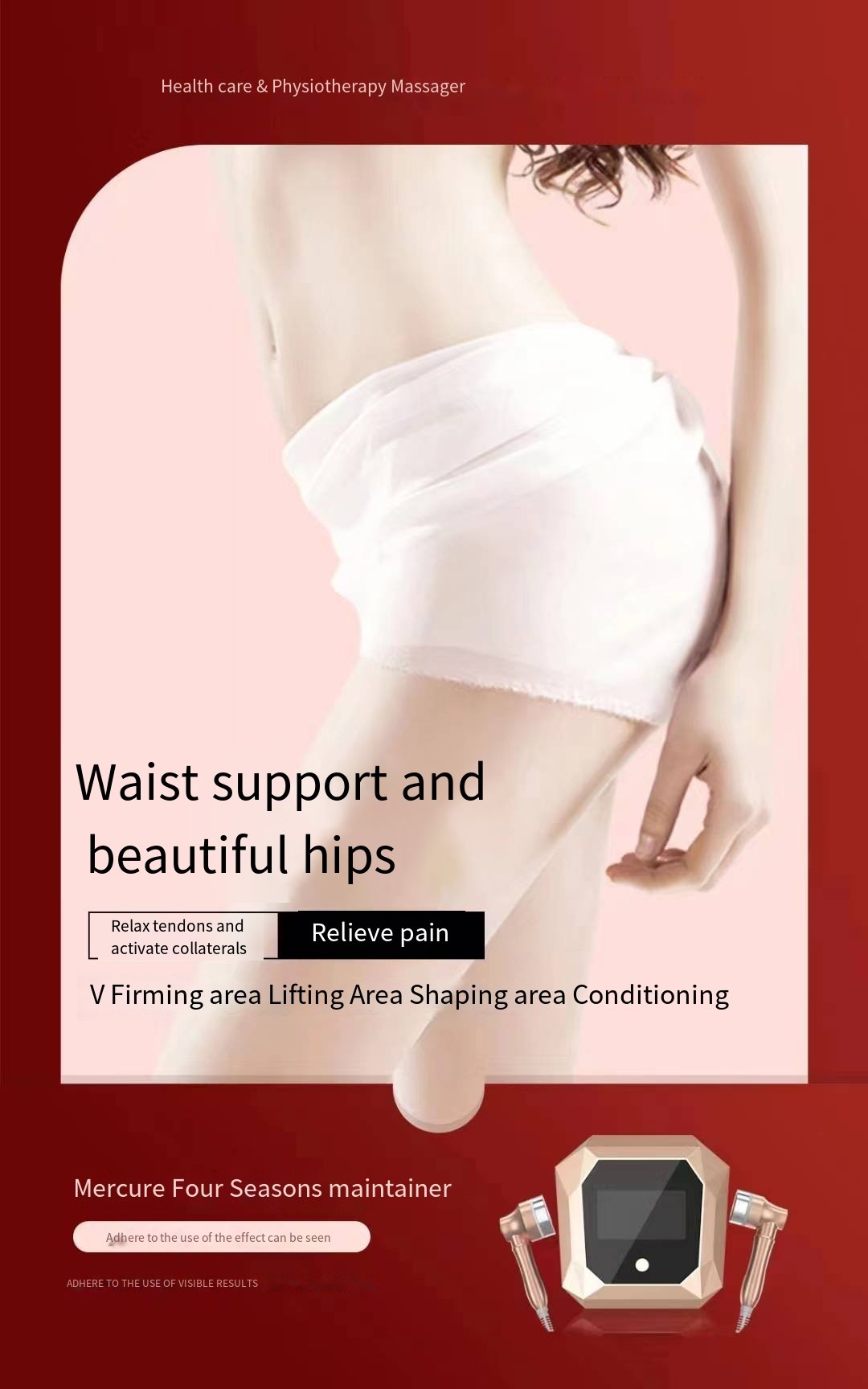 Beauty Salon Electric Physiotherapy Instrument for Energy Dredging Body Meridian
